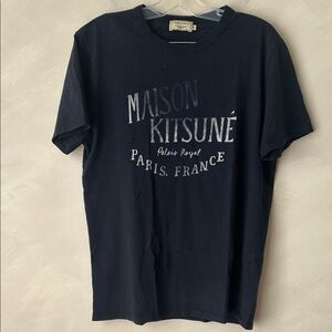 Maison Kitsuné Graphic Print Crew Neck T-Shirt Size: M